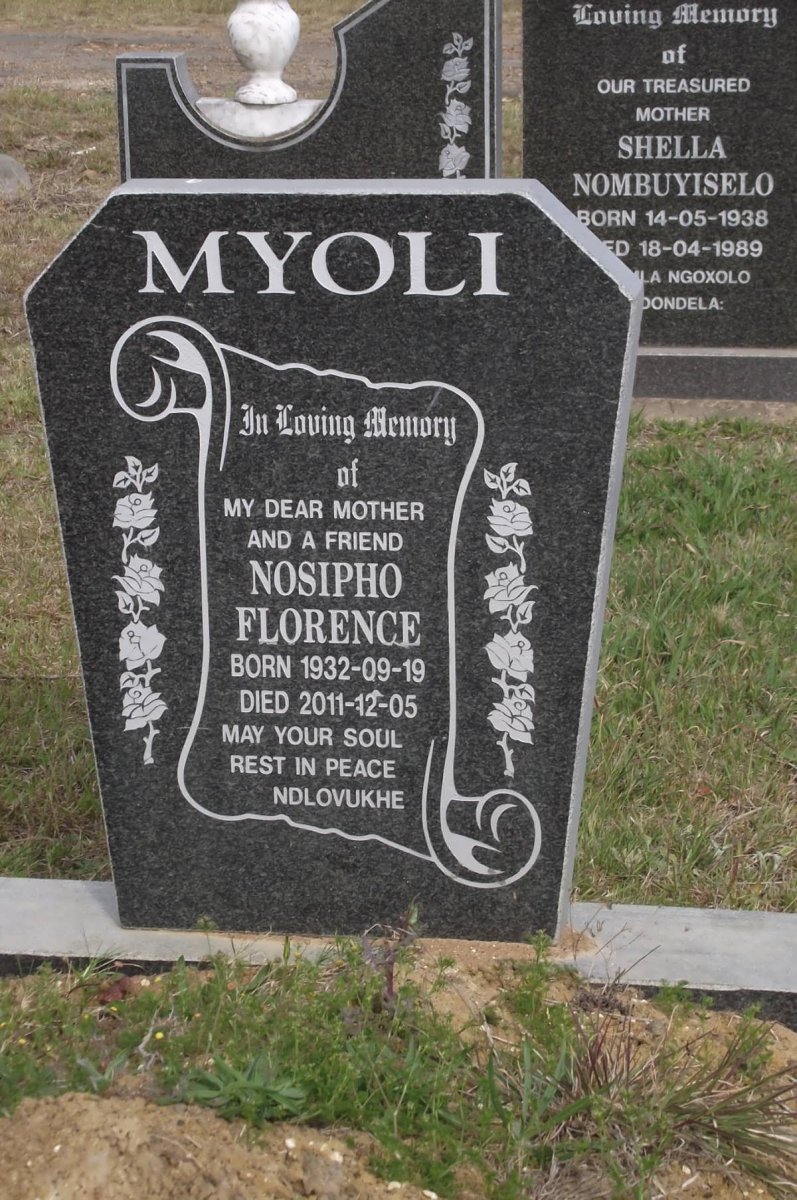 MYOLI Nosipho Florence 1932-2011