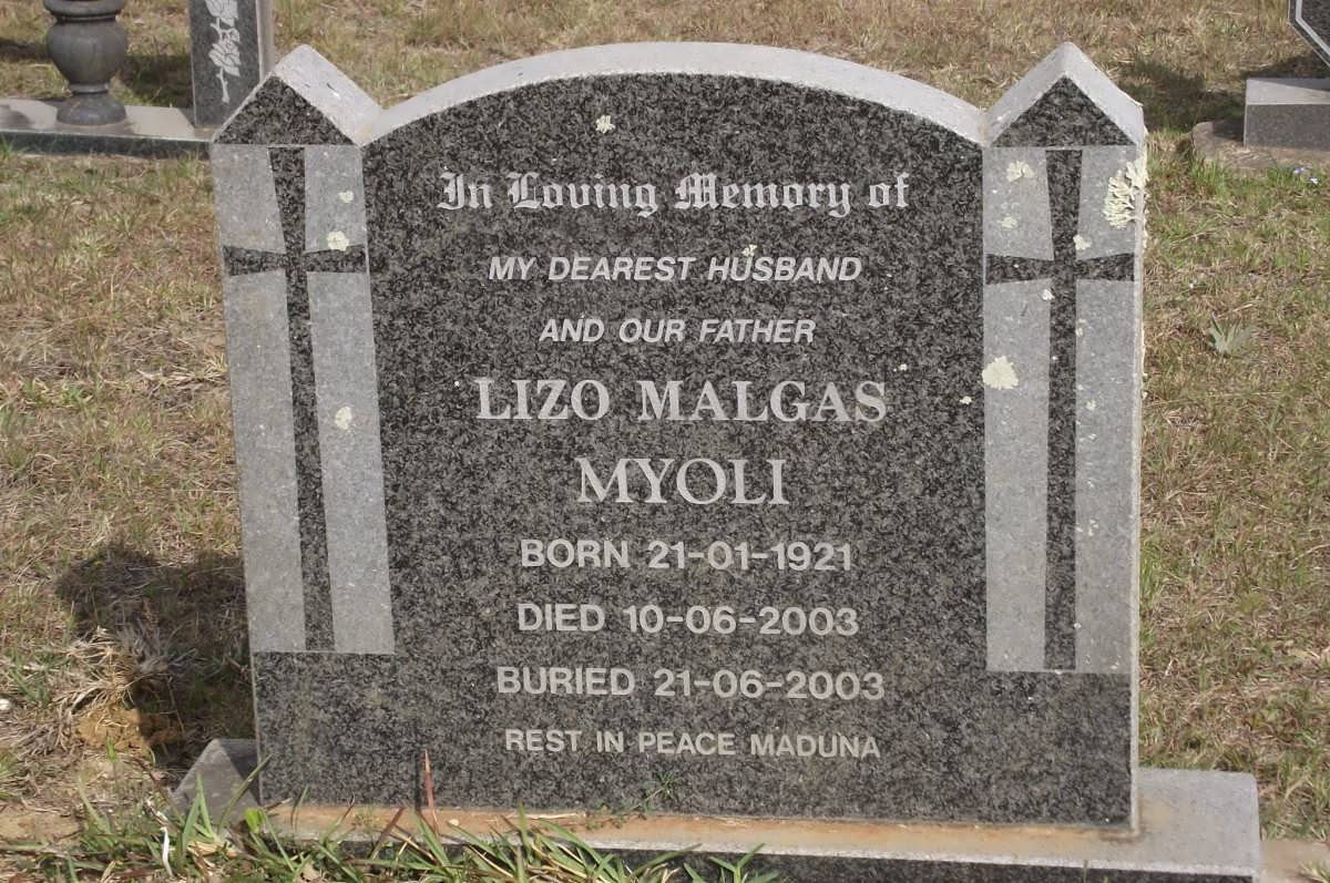 MYOLI Lizo Malgas 1921-2003