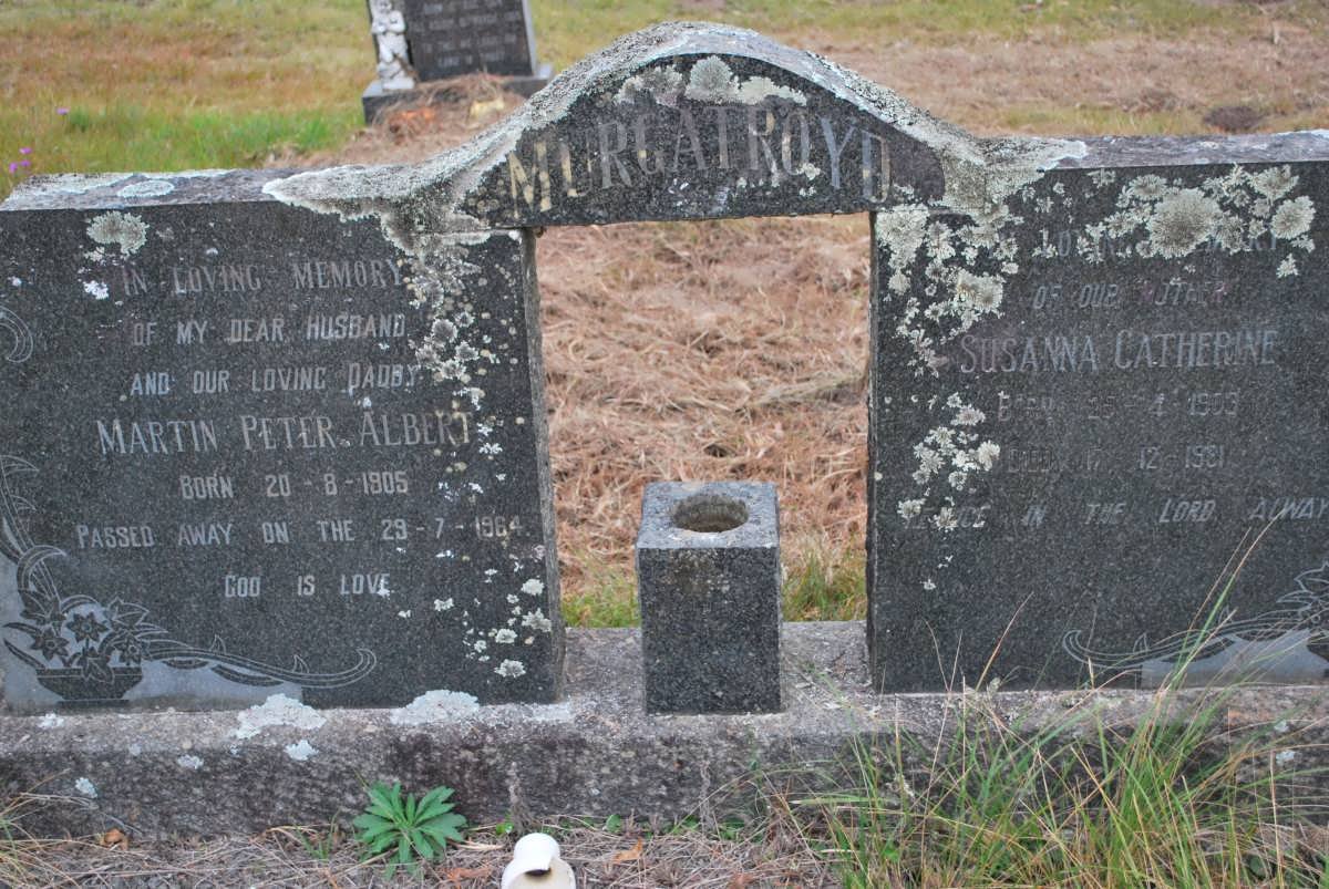 MURGATROYD Martin Peter Albert 1905-1964 &amp; Susanna Catherine 1903-1981