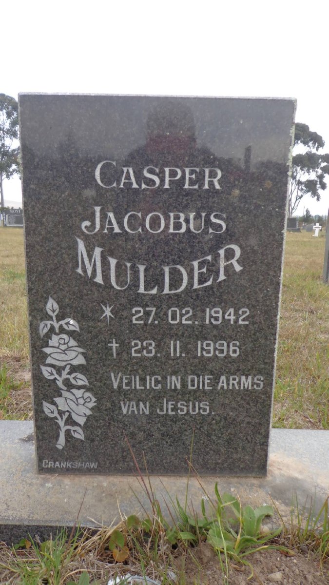 MULDER Casper Jacobus 1942-1996