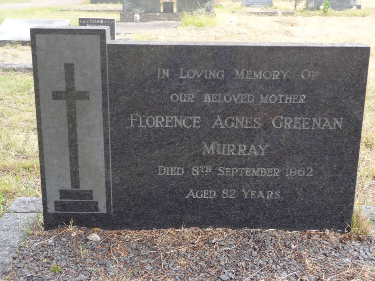 MURRAY Florence Agnes Greenan -1962