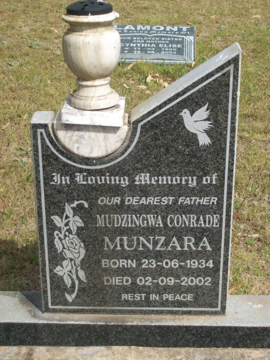 MUNZARA Mudzingwa Conrade 1934-2002