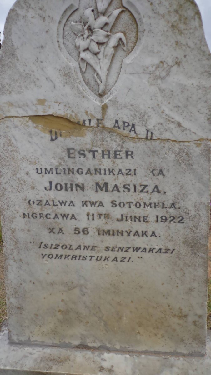 MASIZA Esther 1922-
