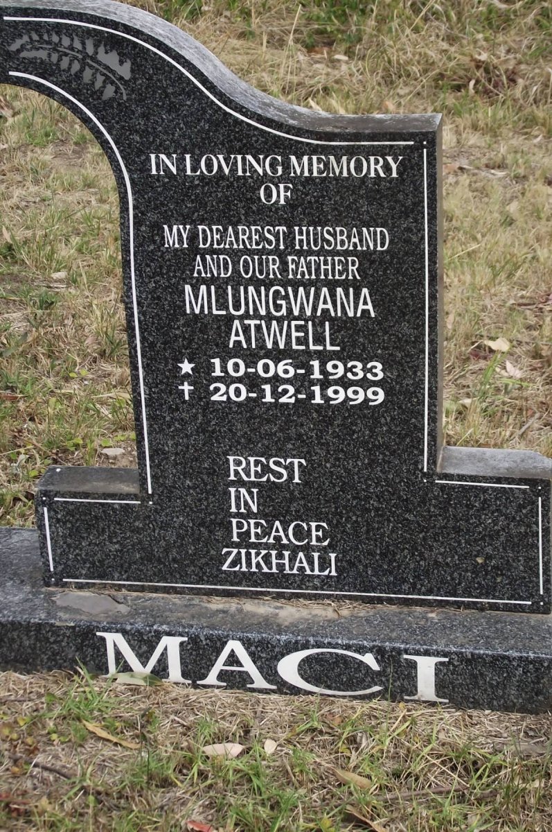 MACI Mlungwana Atwell 1933-1999
