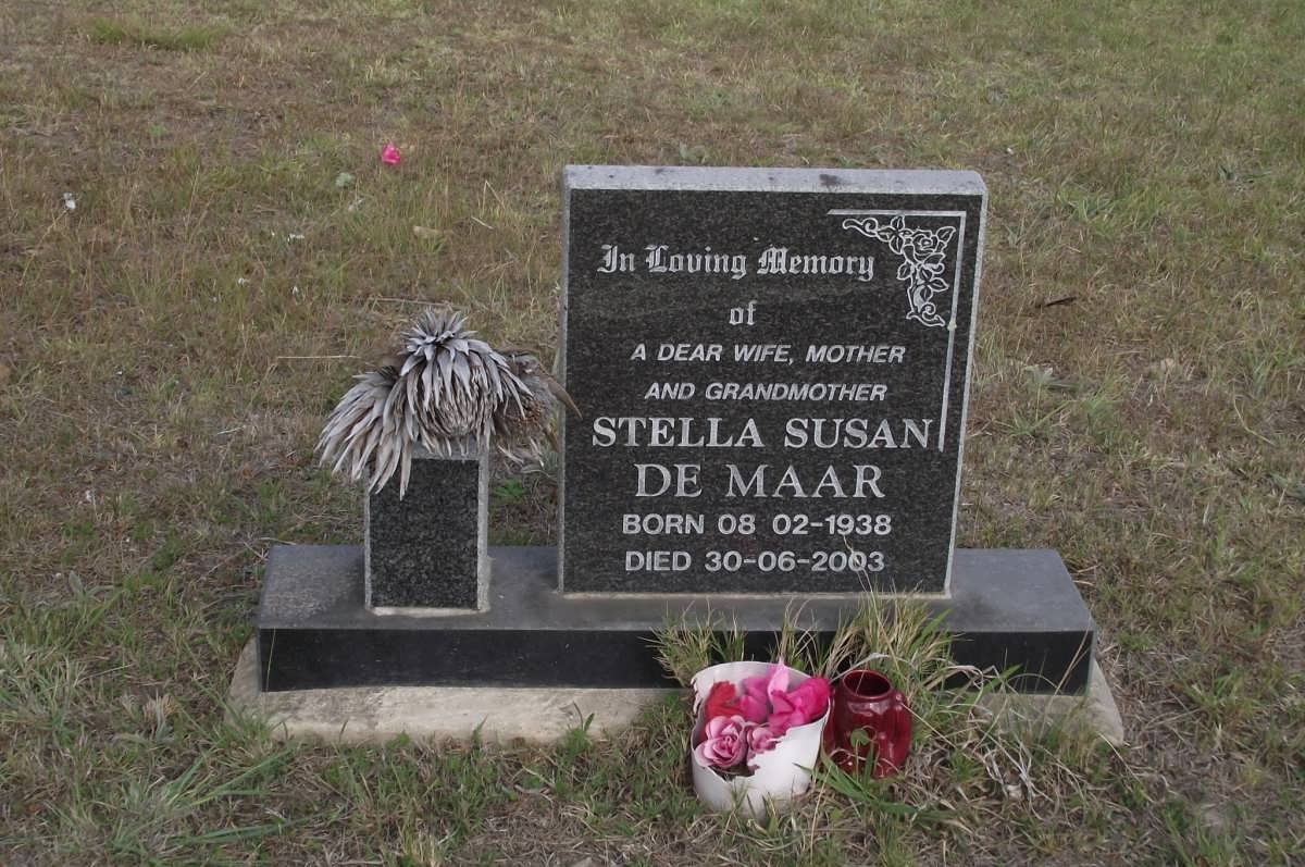 MAAR Stella Susan, de 1938-2003