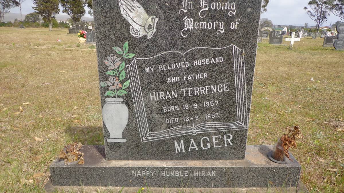 MAGER Hiran Terrence 1957-1995