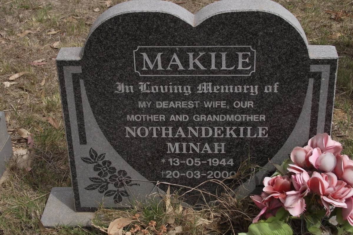 MAKILE Nothandekile Minah 1944-2000