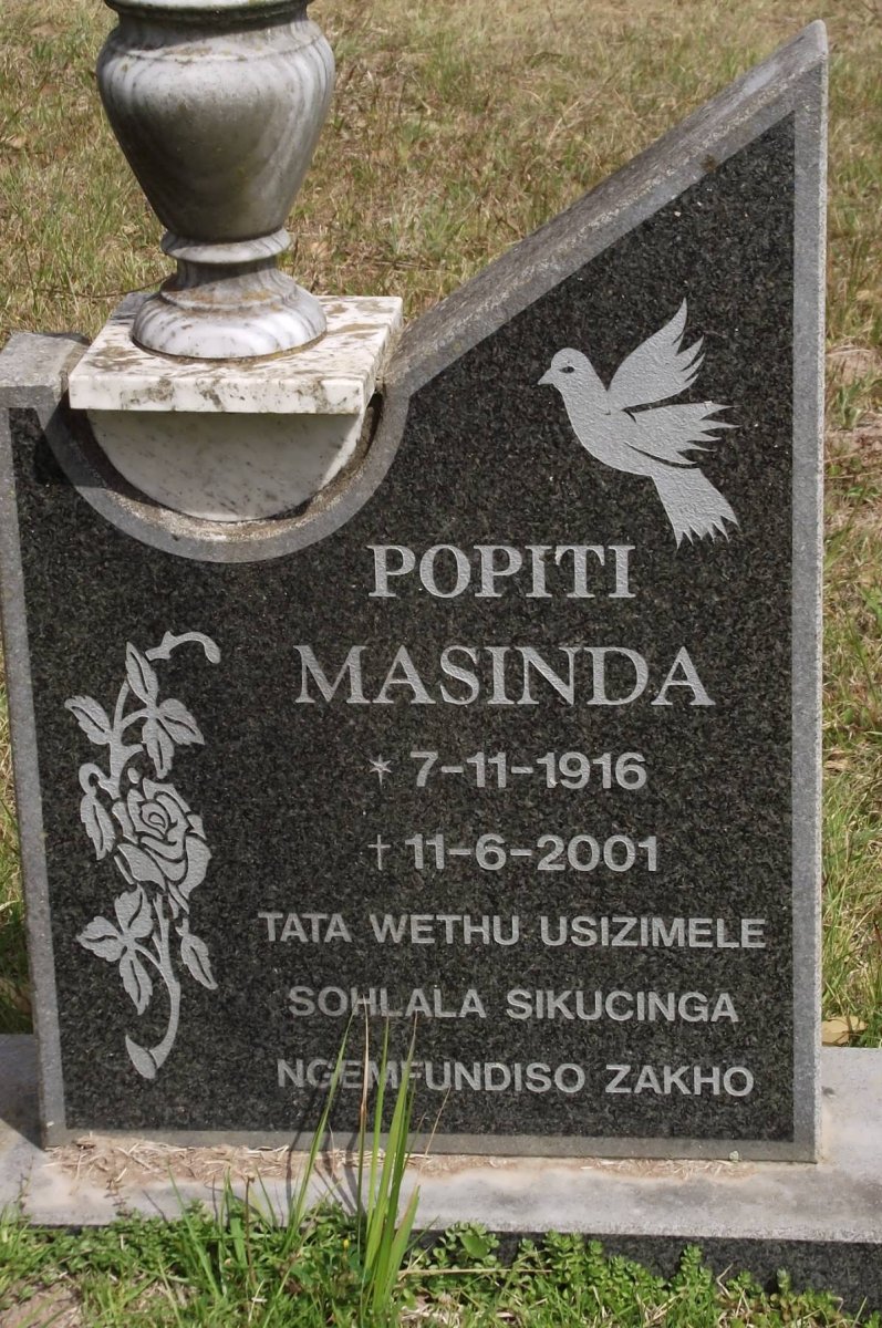 MASINDA Popiti 1916-2001