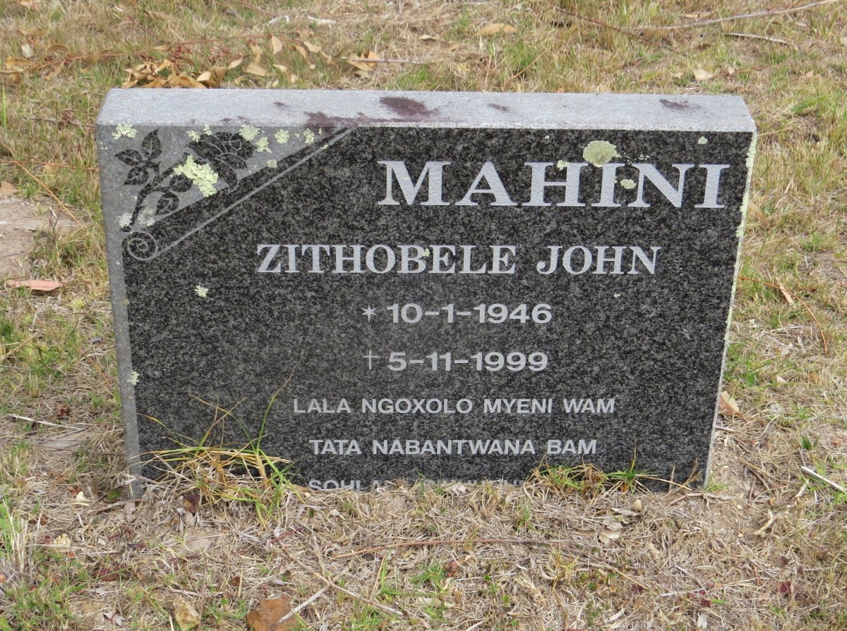 MAHINI Zithobele John