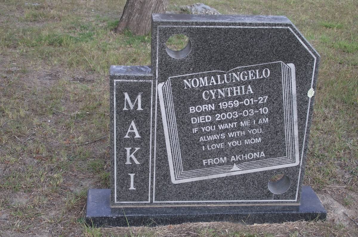 MAKI Nomalungelo Cynthia 1959-2003