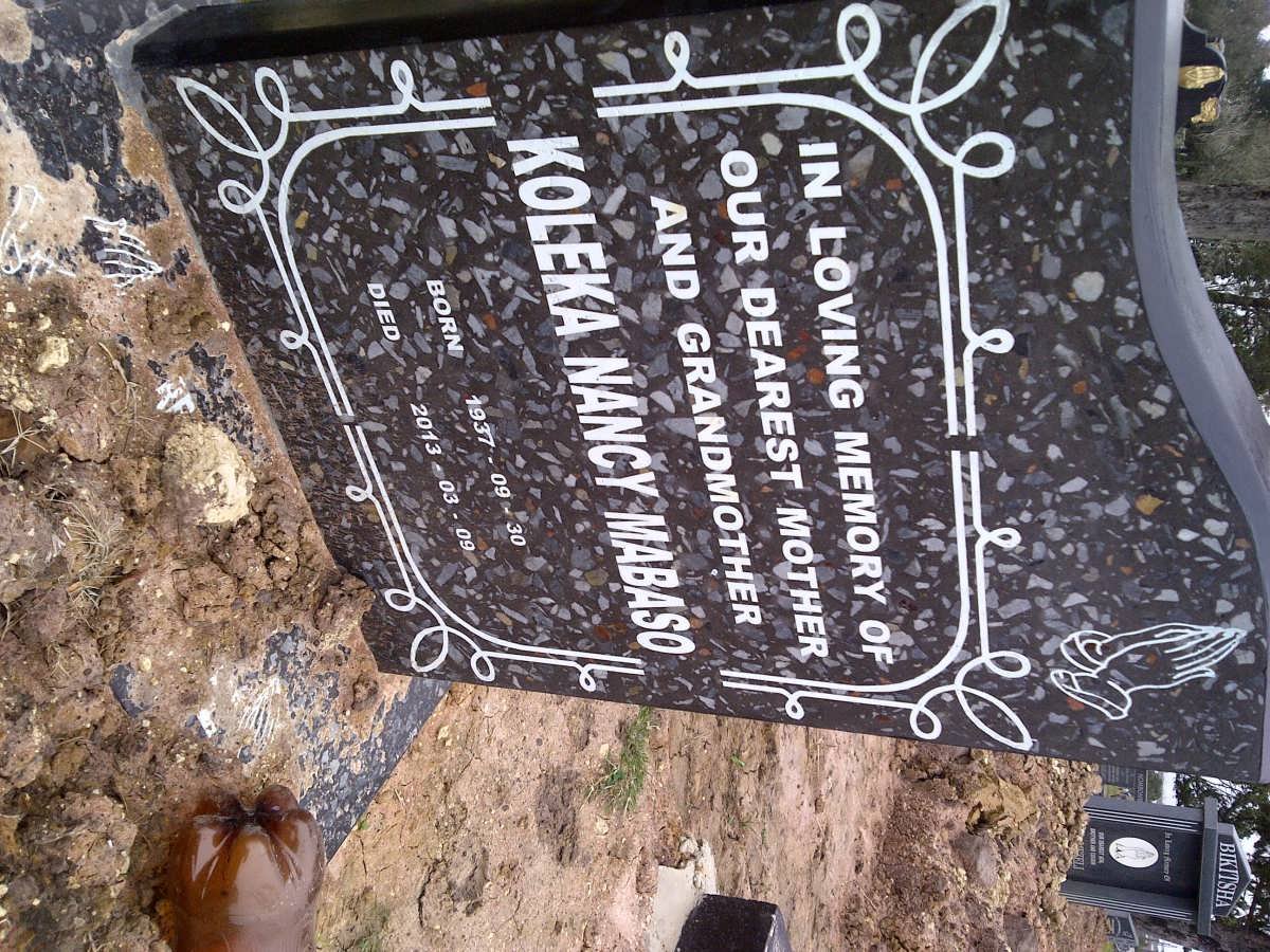 MABASO Koleka Nancy 1937-2013