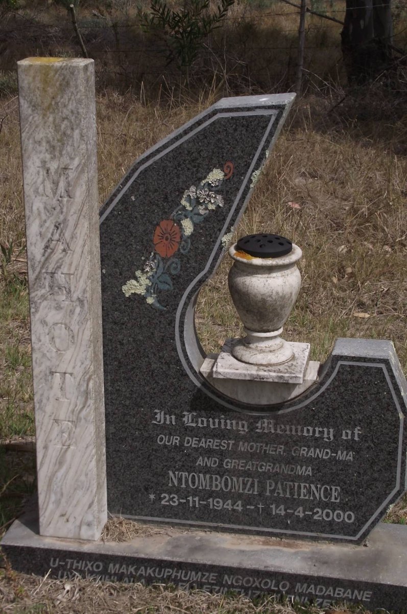 MAHOTE Ntombomzi Patience 1944-2000