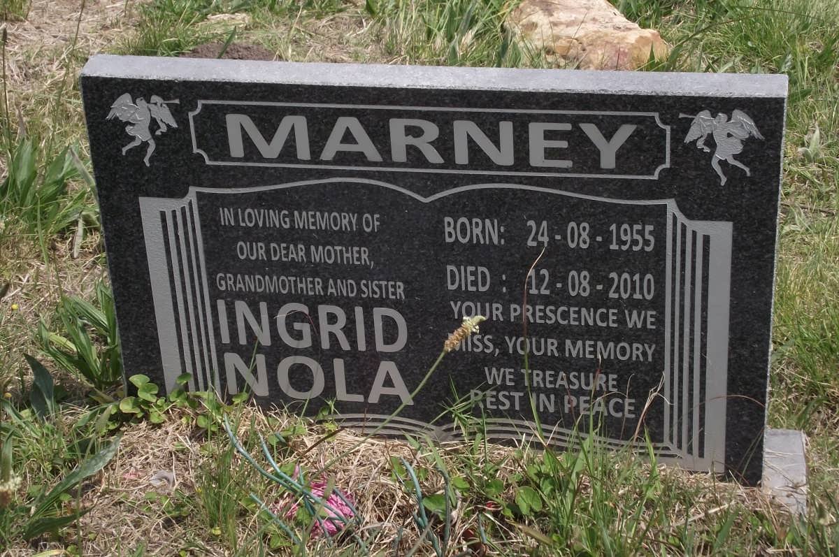 MARNEY Ingrid Nola 1955-2010