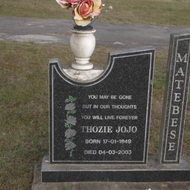MATEBESE Thozie Jojo 1949-2003