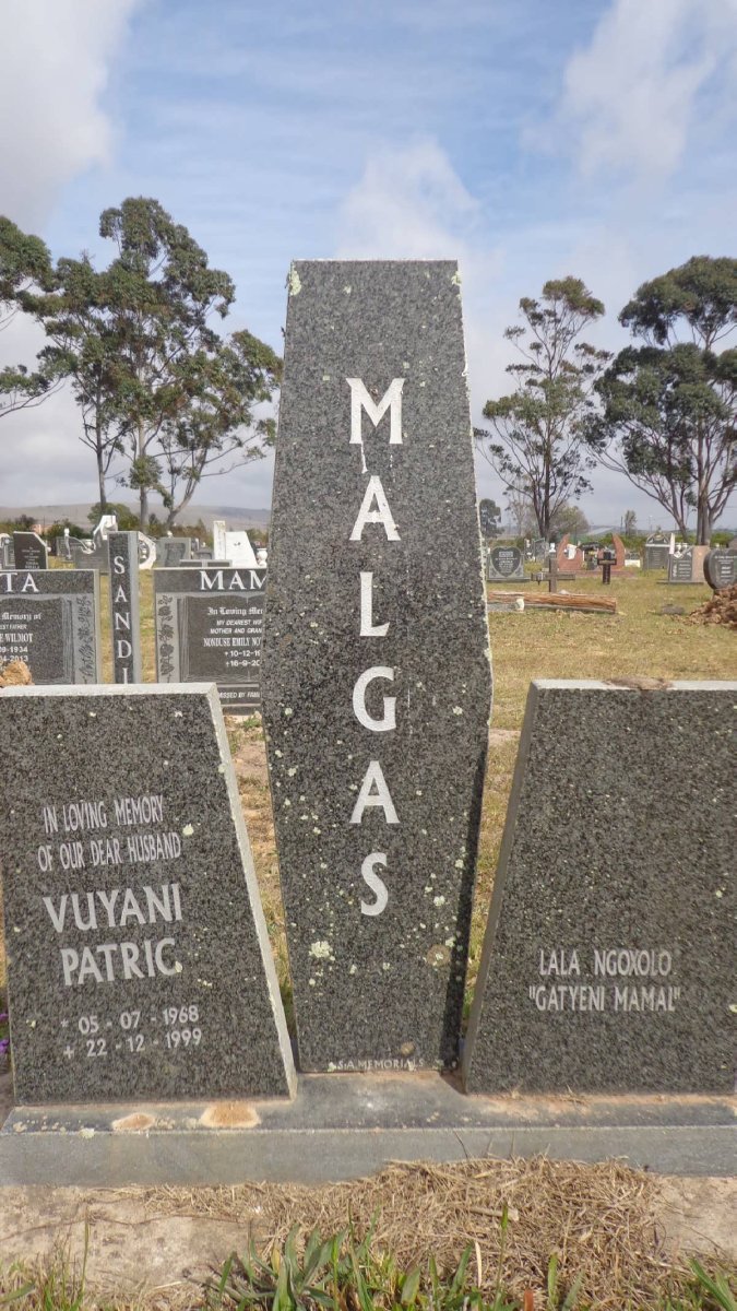 MALGAS Vuyani Patric 1968-1999