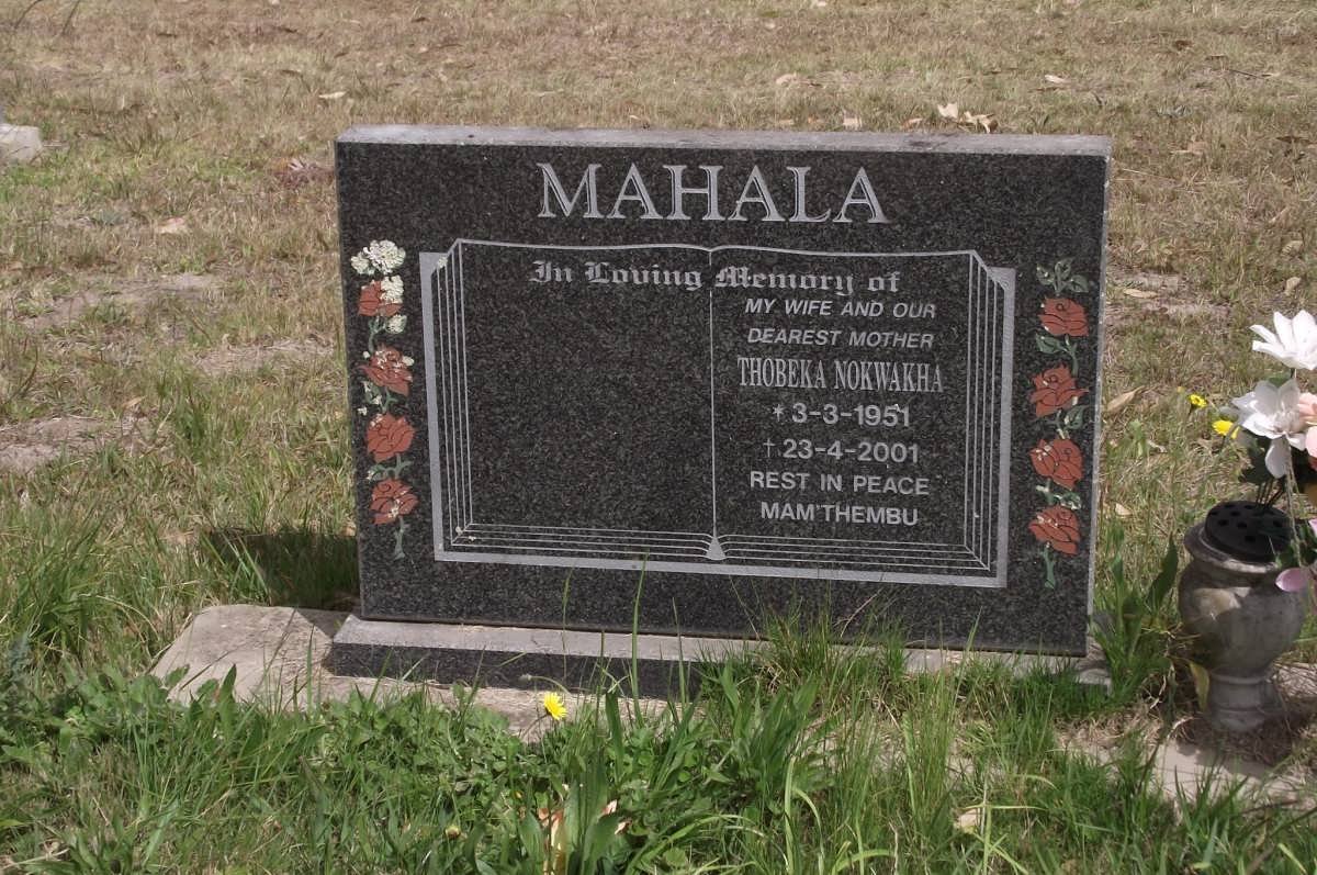 MAHALA Thobeka Nokwakha 1951-2001