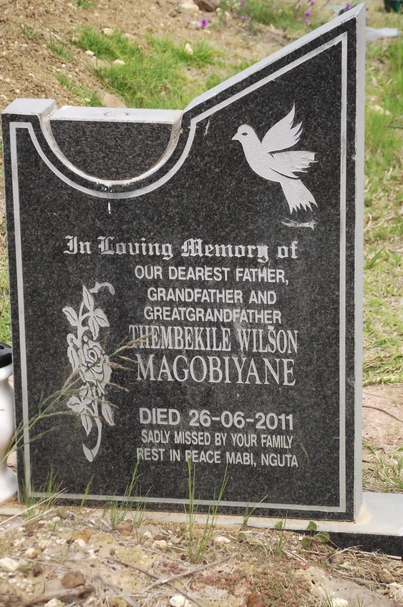 MAGOBIYANE Thembekile Wilson -2011