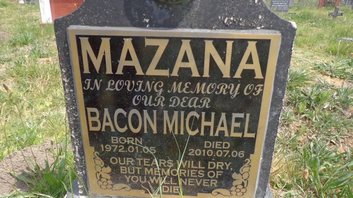 MAZANA Bacon Michael 1972-2010