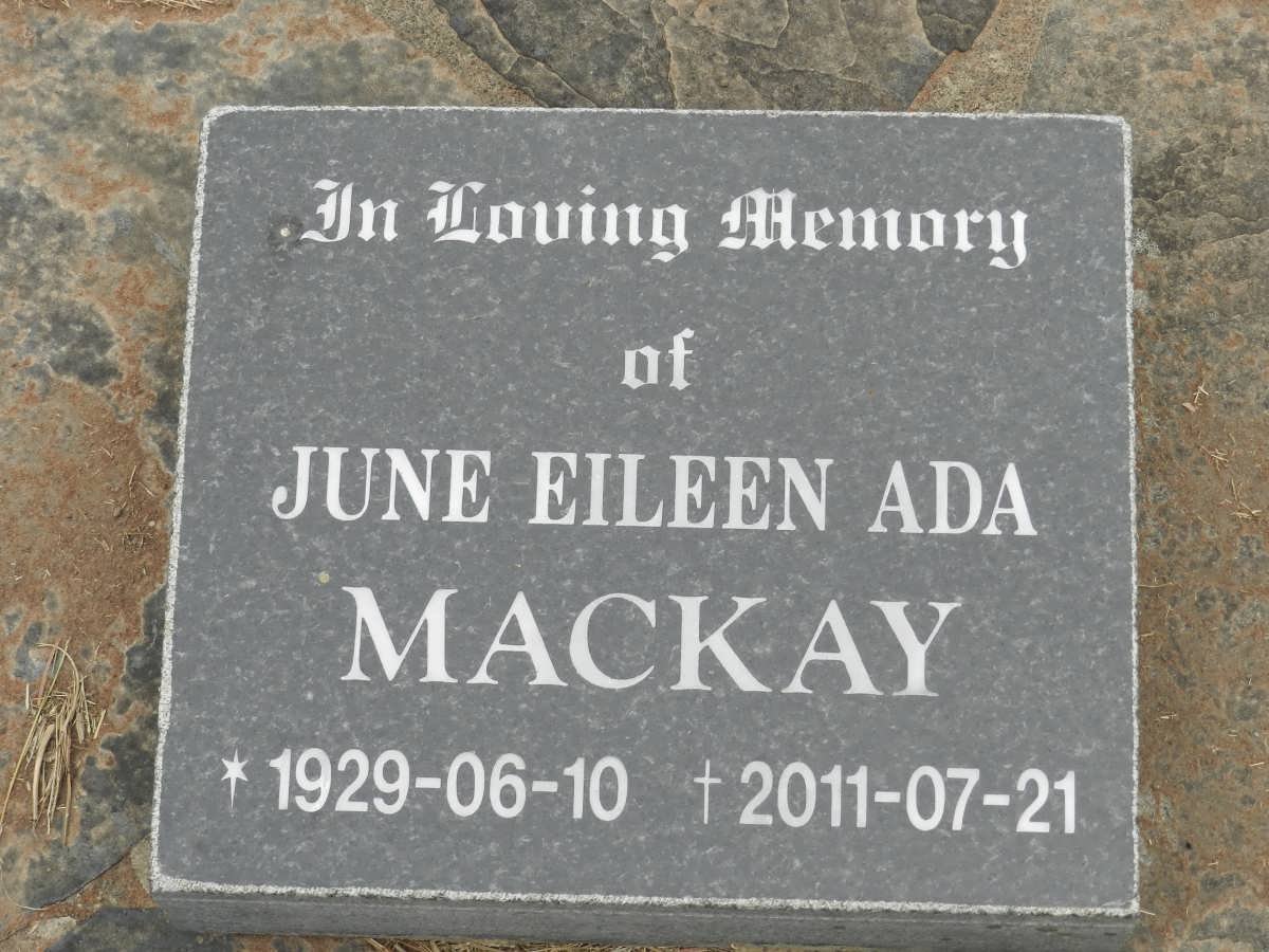MACKAY June Eileen Ada 1929-2011