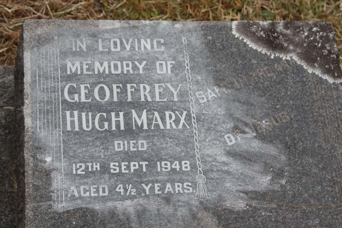 MARX Geoffrey Hugh -1948