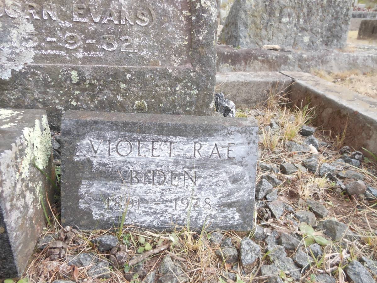 BIDEN Violet Rae 1891-1978