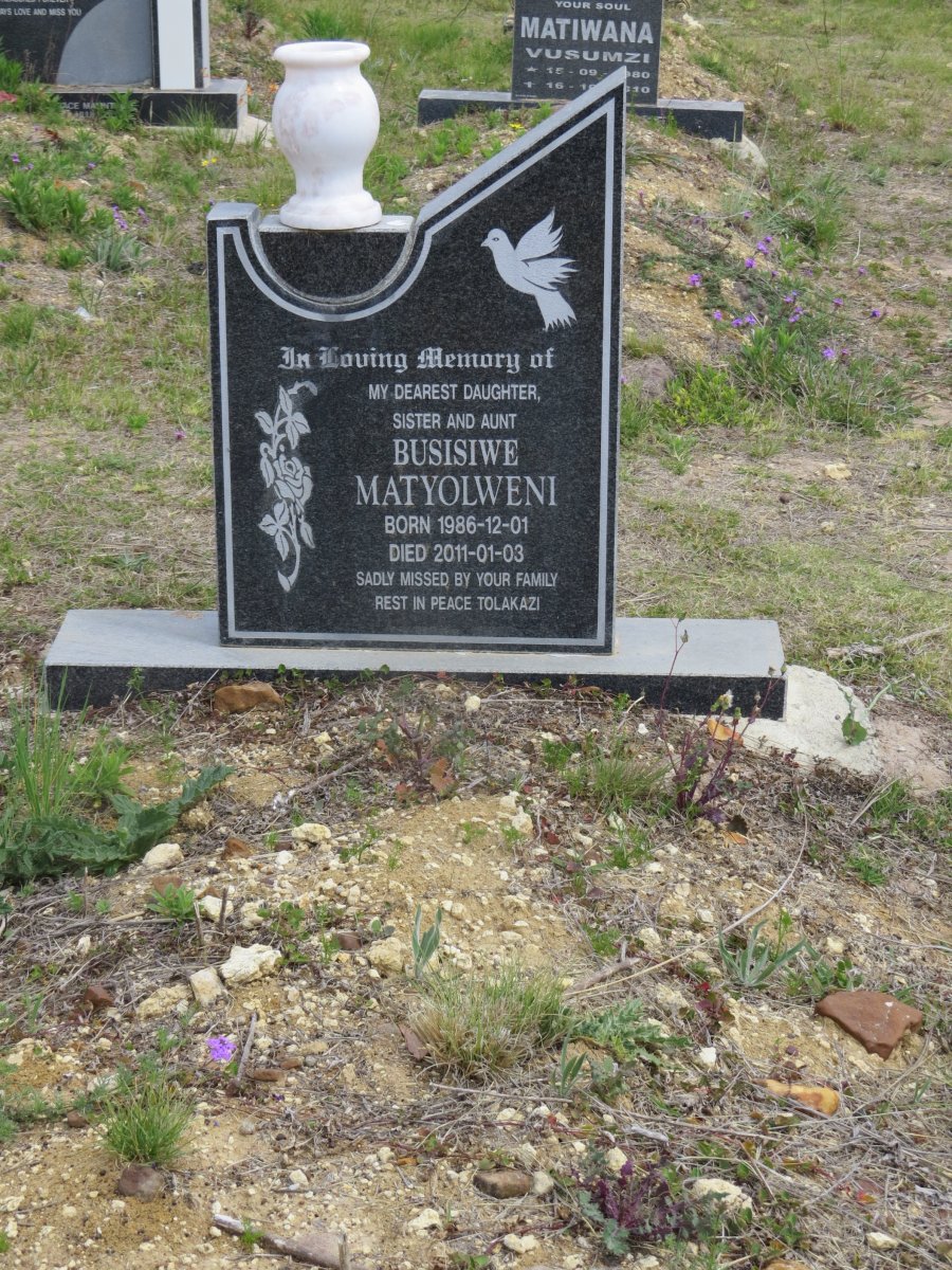 MATYOLWENI Busisiwe 1986-2011
