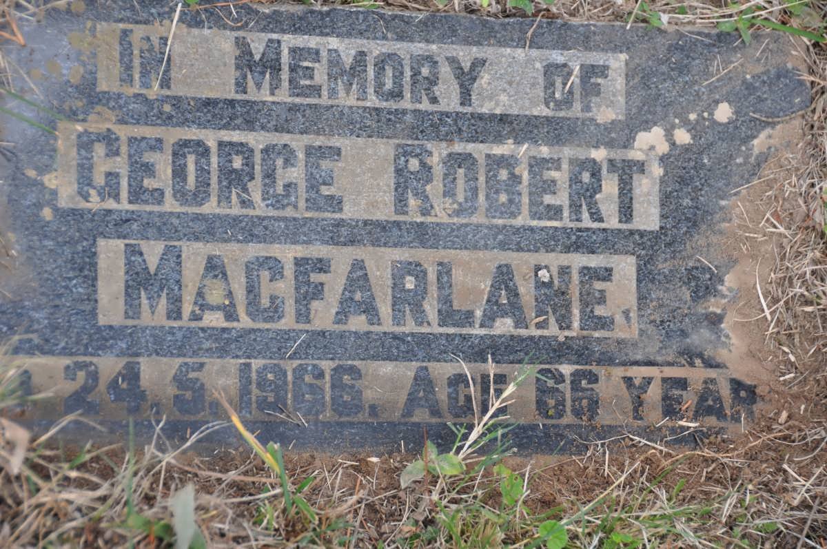 MACFARLANE George Robert -1966