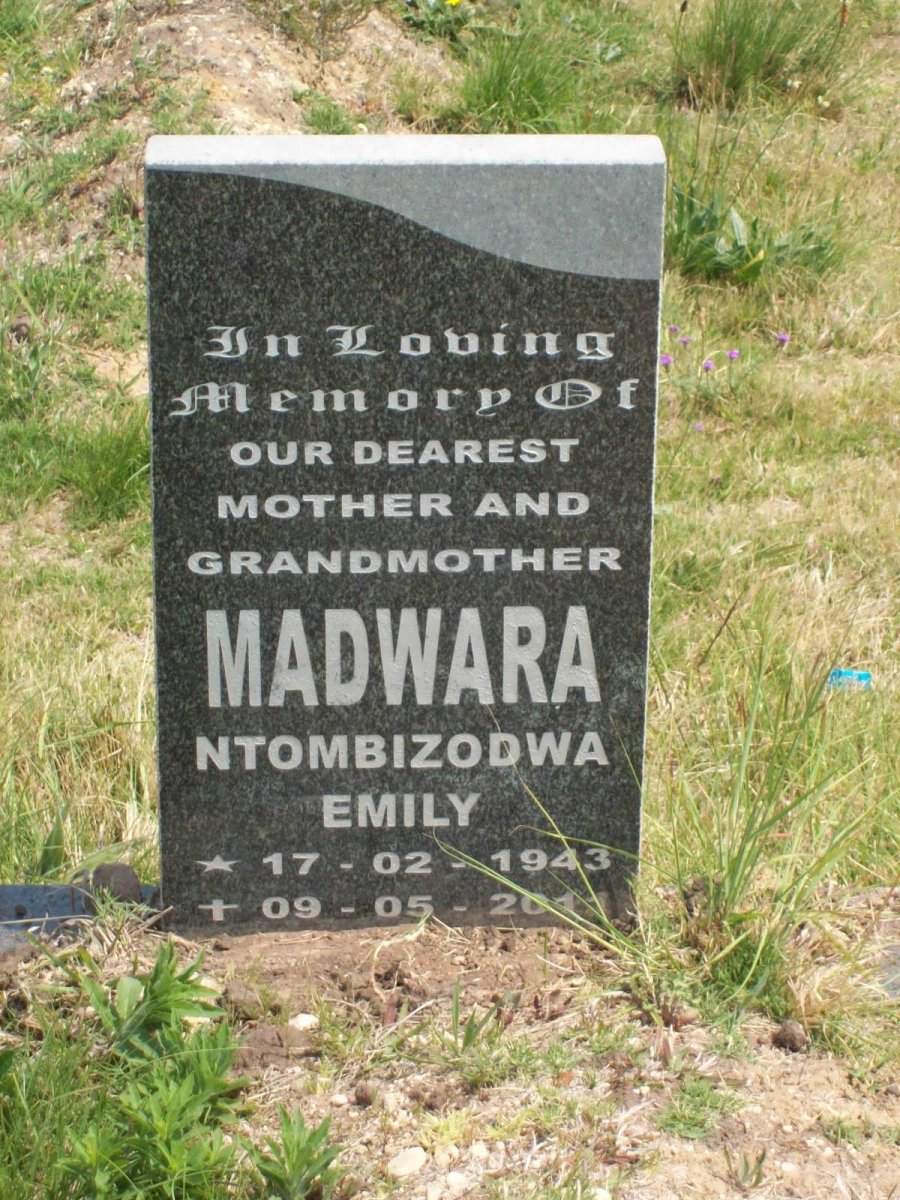 MADWARA Ntombizodwa Emily 1943-2011
