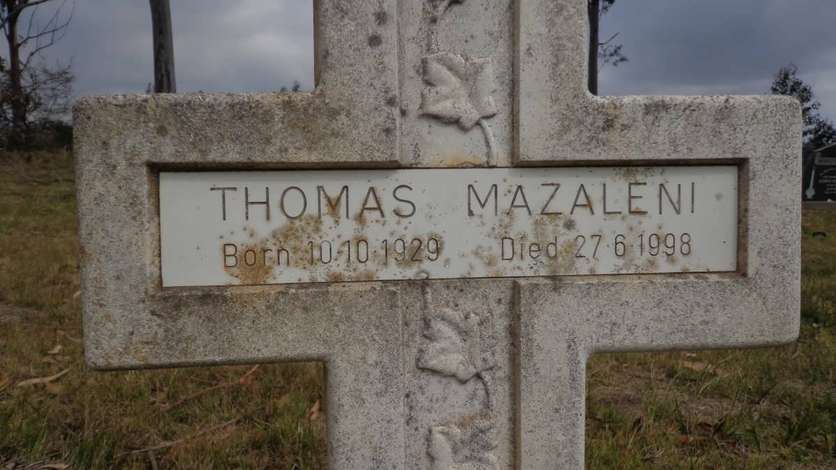 MAZALENI Thomas 1929-1998