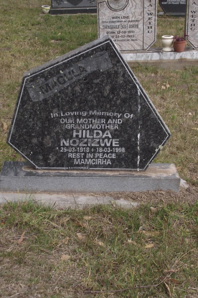 MAGULA Hilda Nozizwe 1918-1998