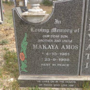 MANYATI Makaya Amos 1961-1998
