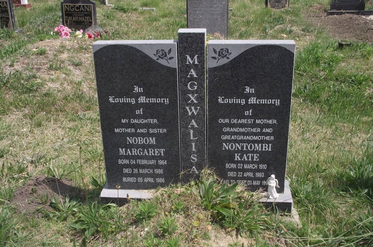 MAGXWALISA Nontombi Kate 1910-1993 :: MAGXWALISA Nobom Margaret 1964-1986