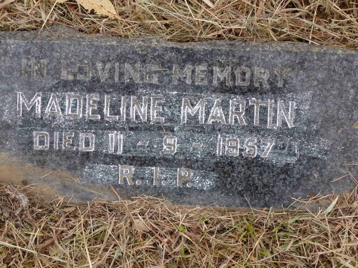 MARTIN Madeline -1957