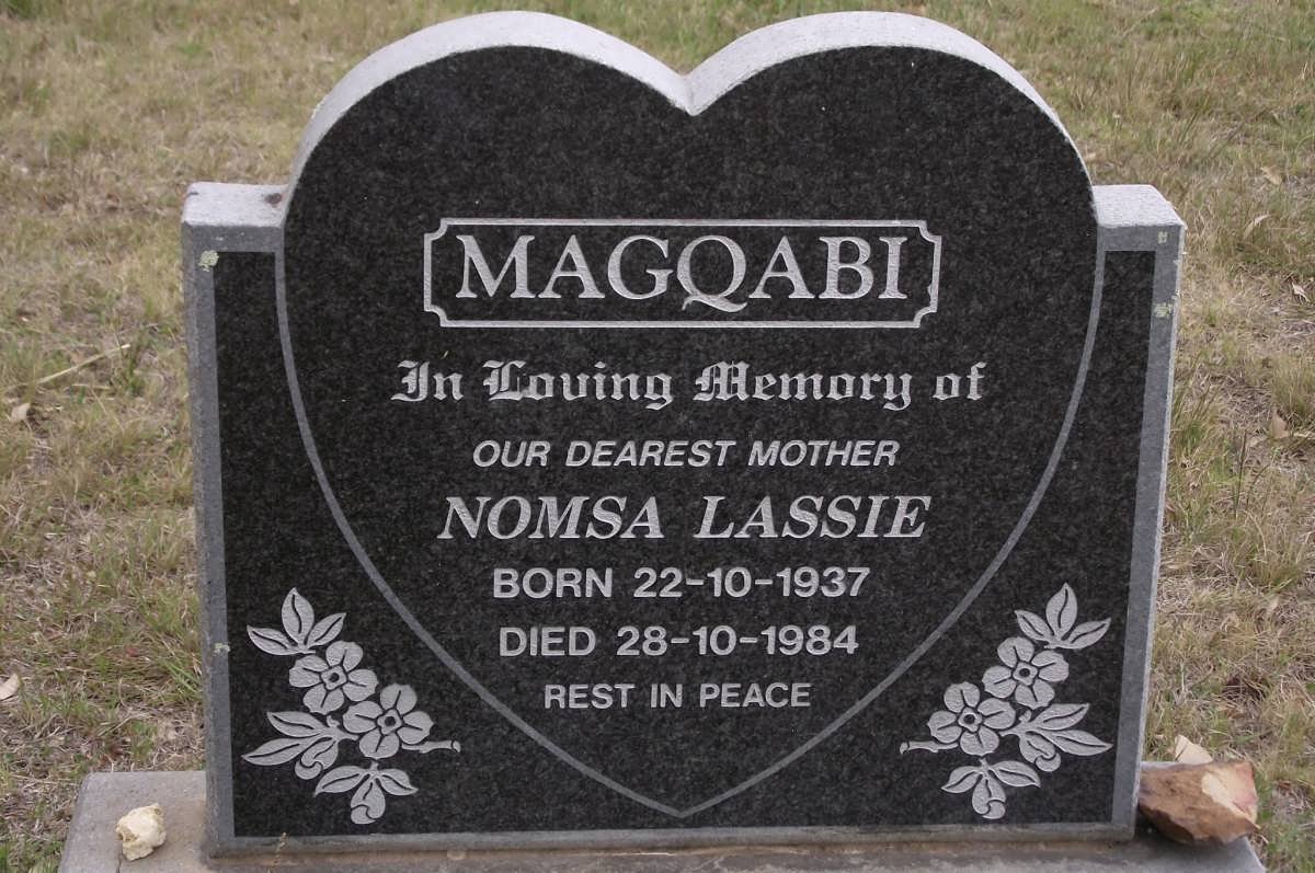 MAGQABI Nomsa Lassie 1937-1984