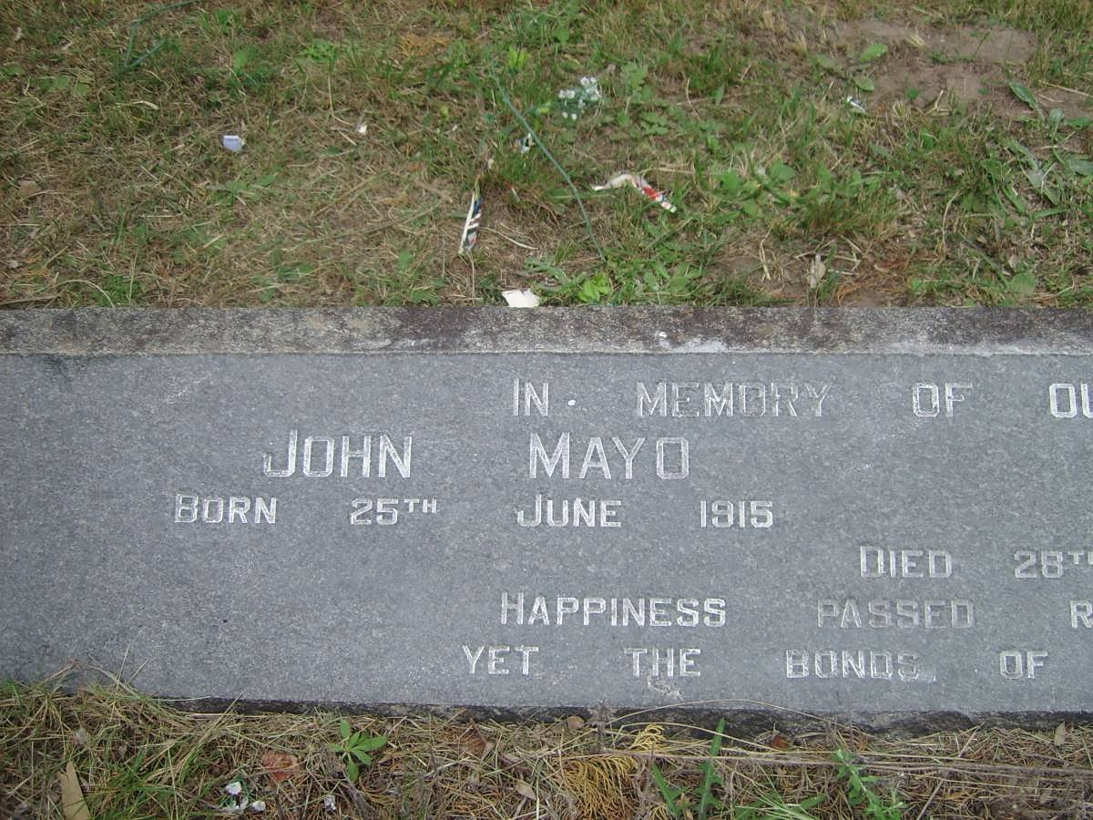MAYO John 1915-1968 