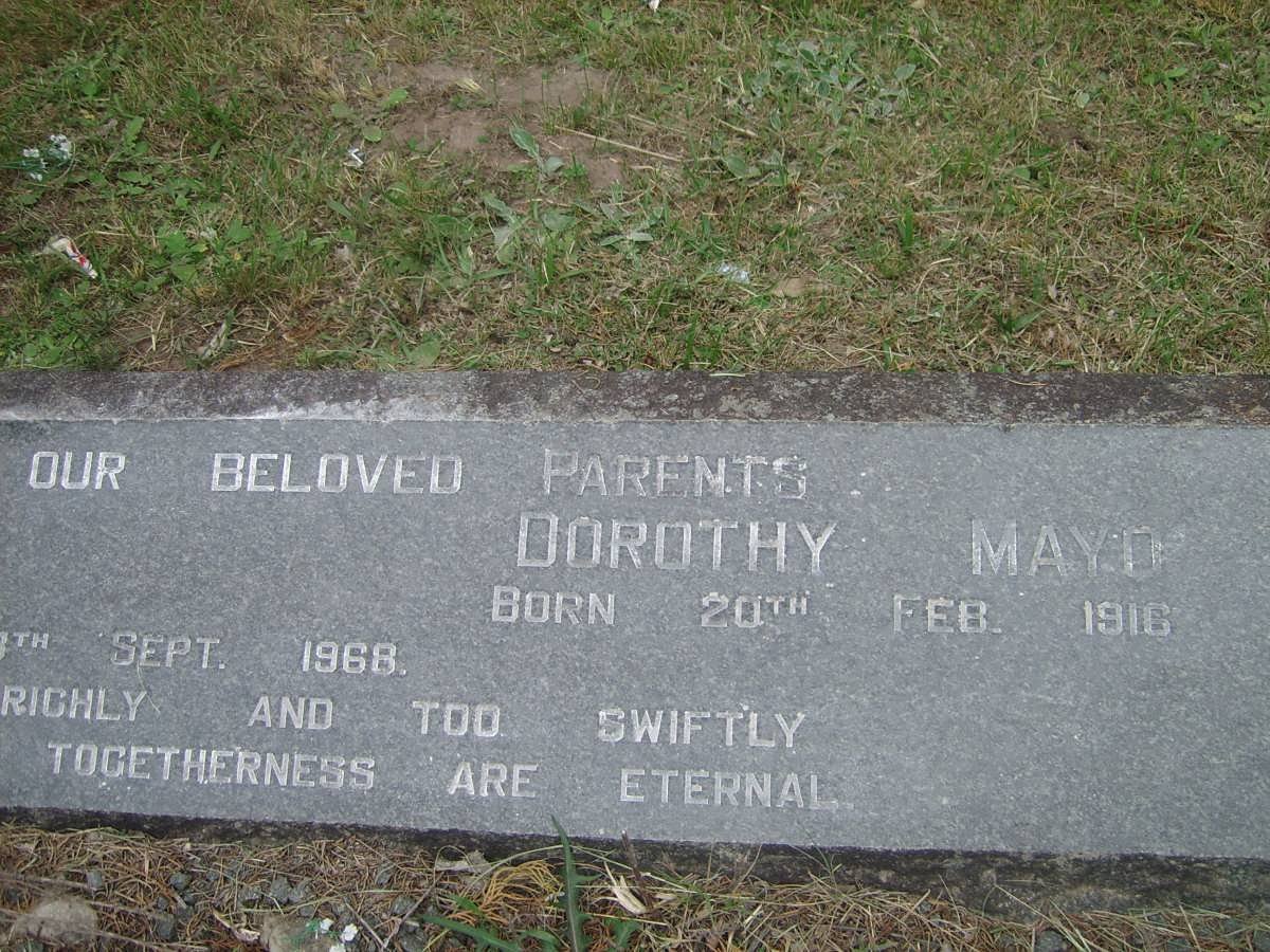 MAYO Dorothy 1916-1968