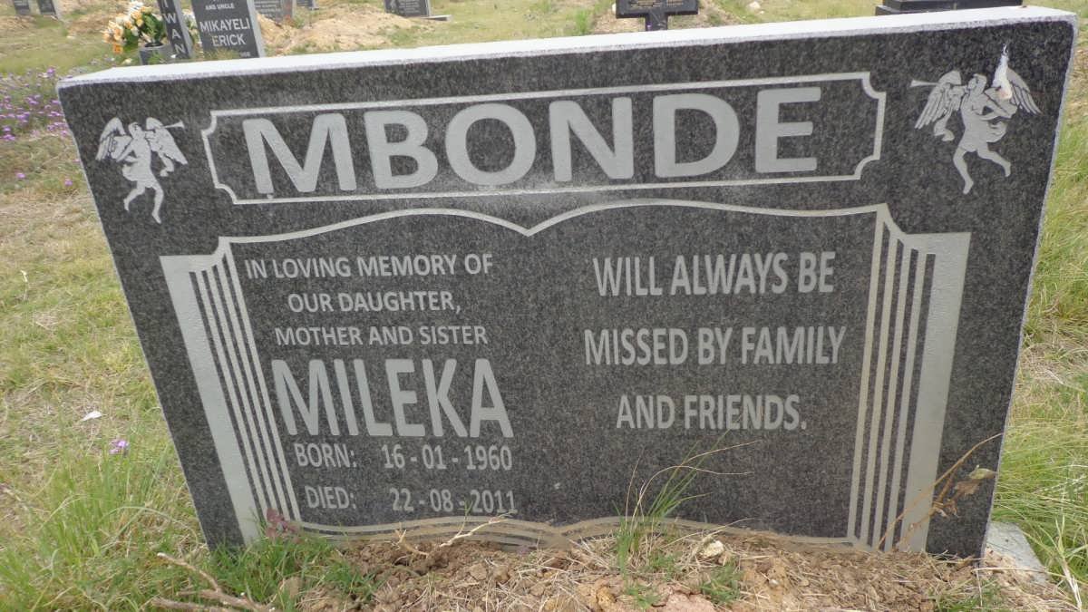 MBONDE Mileka 1960-2011