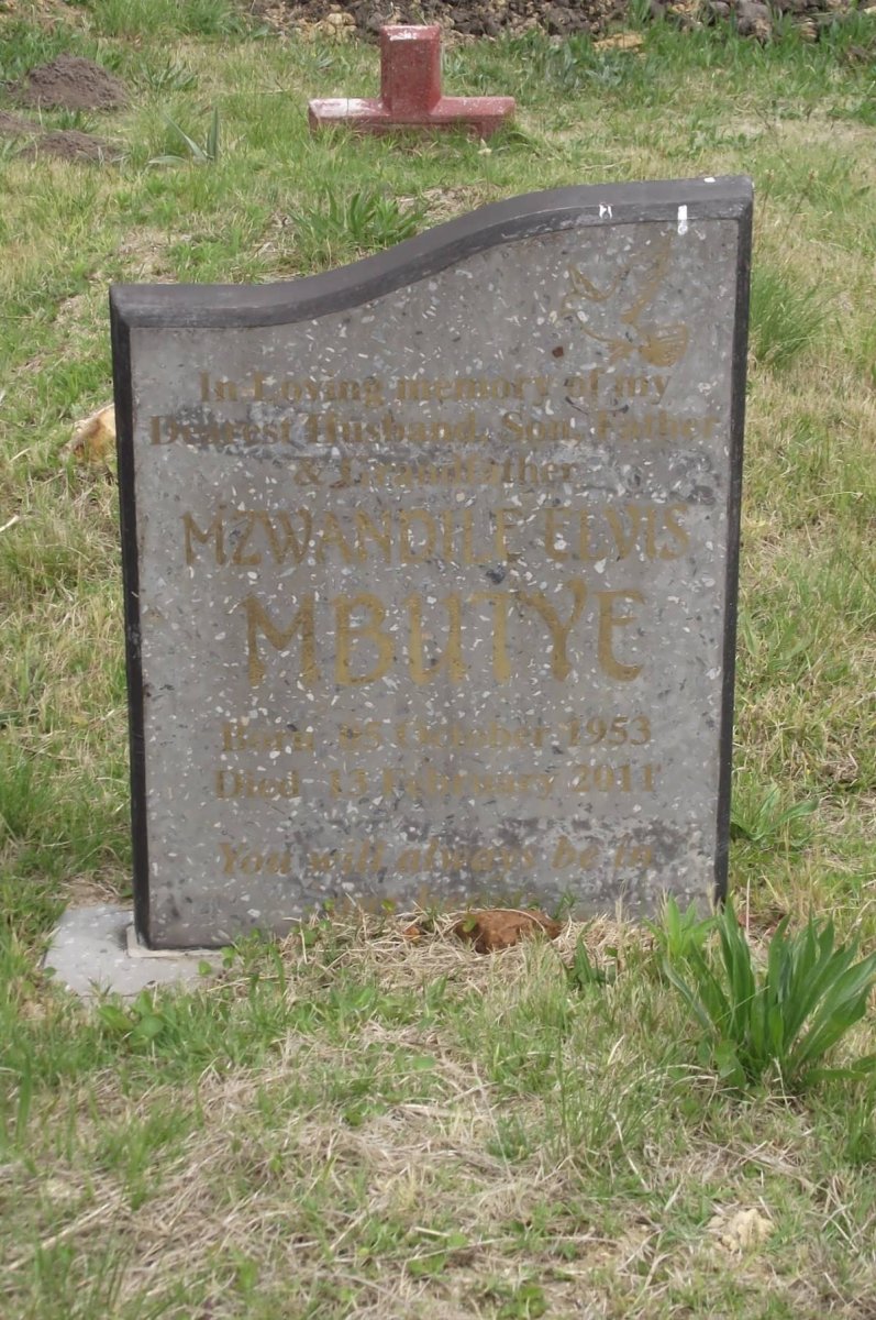 MBUTYE Mzwandile Elvis 1953-2011