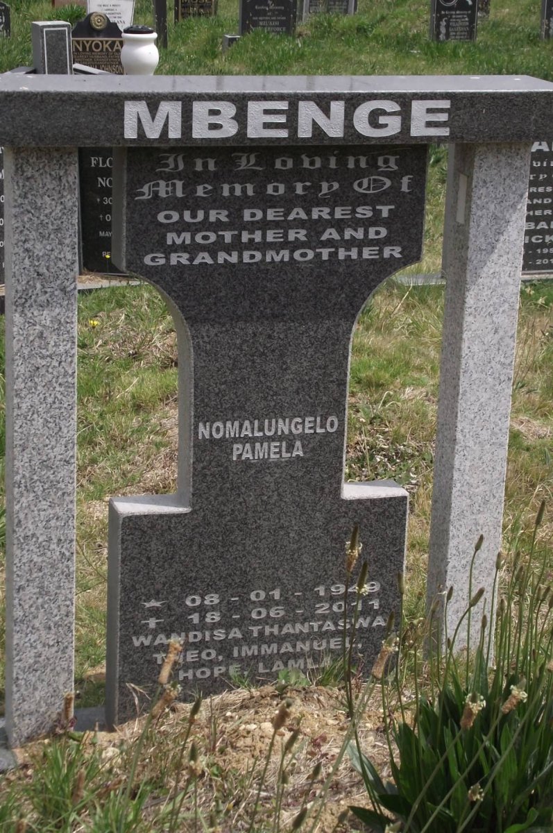 MBENGE Nomalungelo Pamela 1949-2011