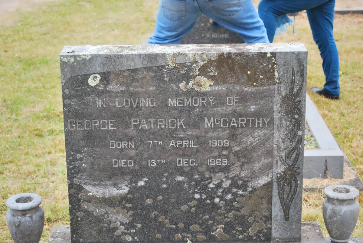 McCARTHY George Patrick 1909-1969