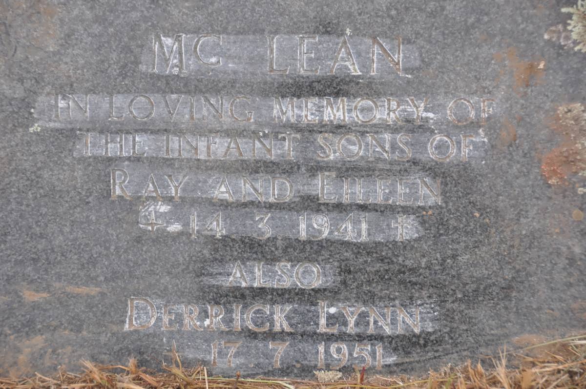 McLEAN ? -1941 :: McLEAN ? -1941 :: LYNN Derrick -1951