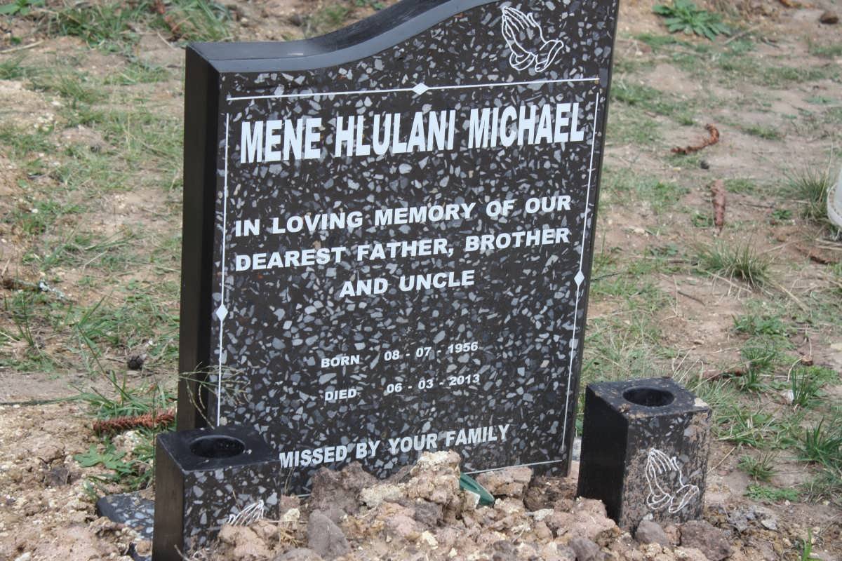 MENE Hlulani Michael 1956-2013