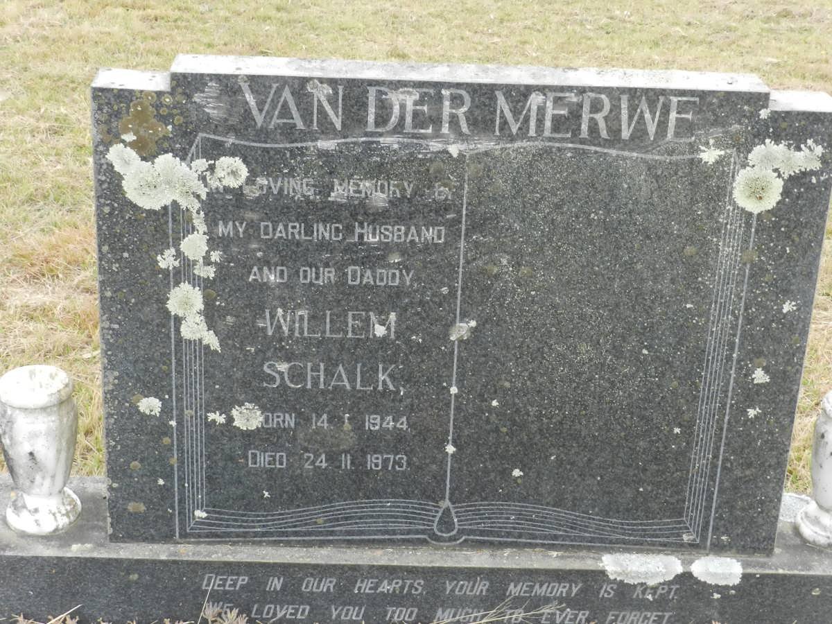MERWE Willem Schalk, van der 1944-1973