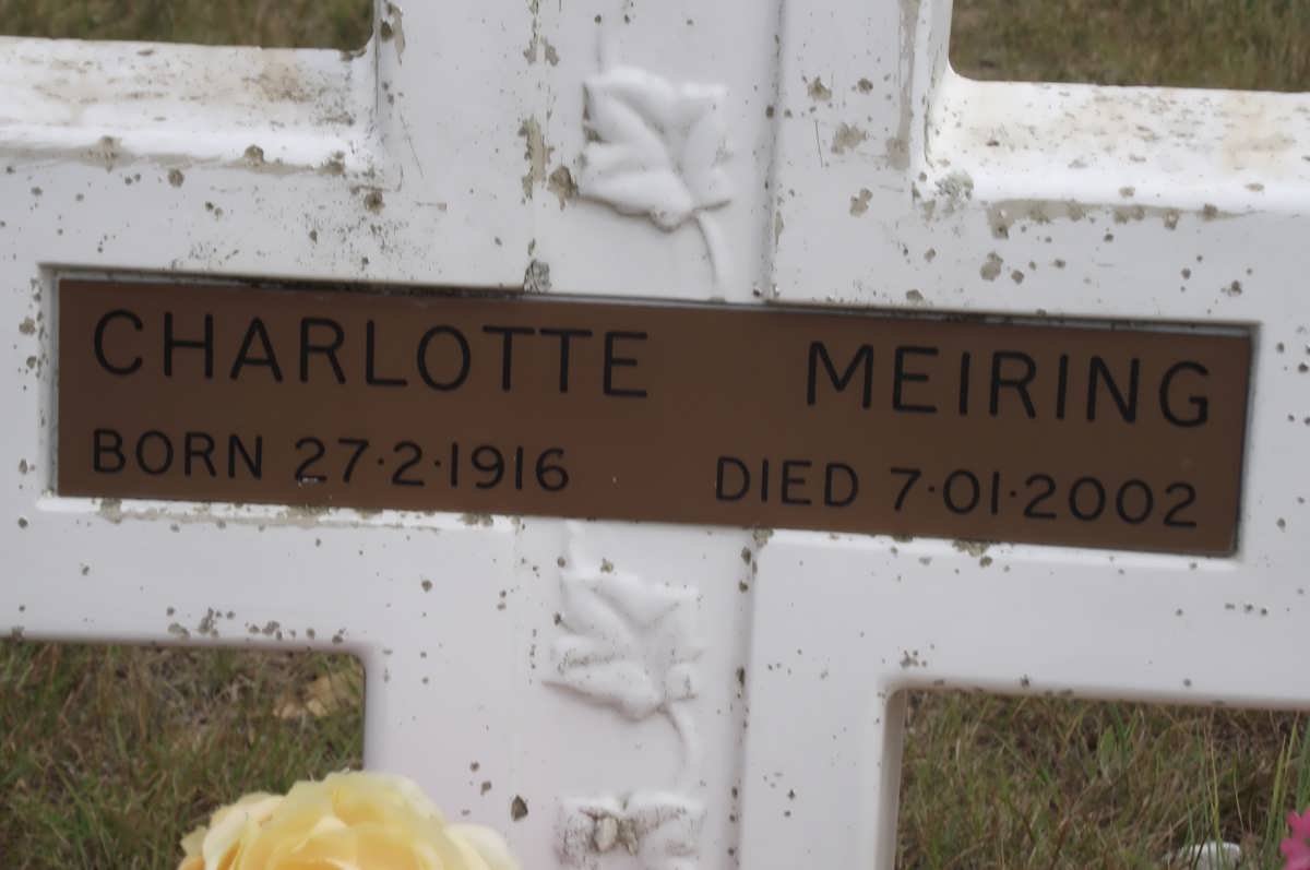MEIRING Charlotte 1916-2002