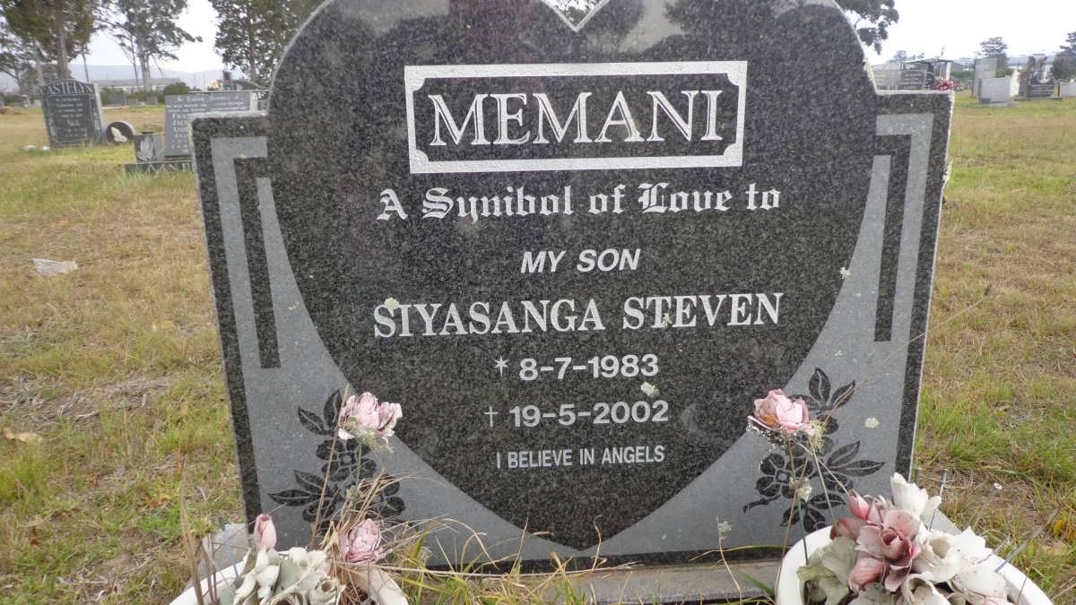 MEMANI Siyasanga Steven 1983-2002