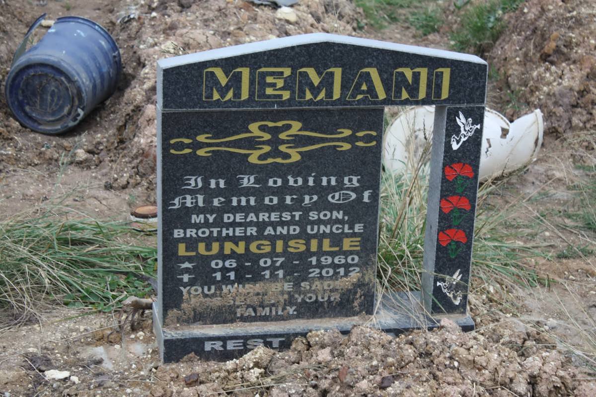 MEMANI Lungisile 1960-2012