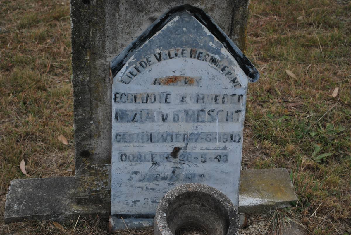 MESCHT Nezia, v.d. nee 1910-1943