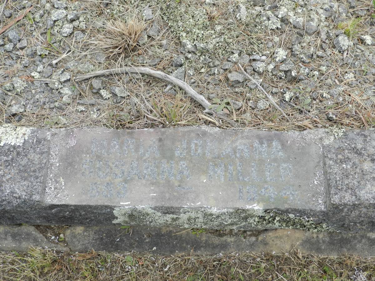 MILLER Maria Johanna Susanna 1853-1944