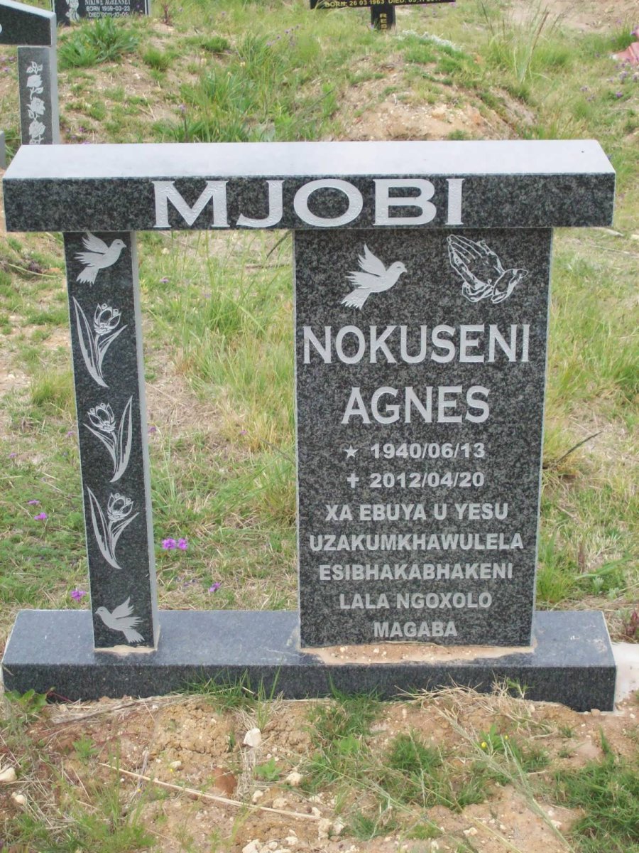 MJOBI Nokuseni Agnes 1940-2012
