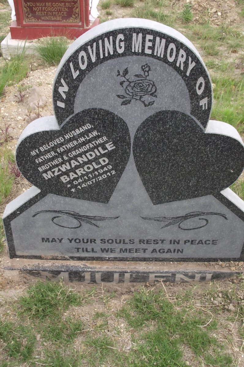MJULENI Mzwandile Barold 1949-2012